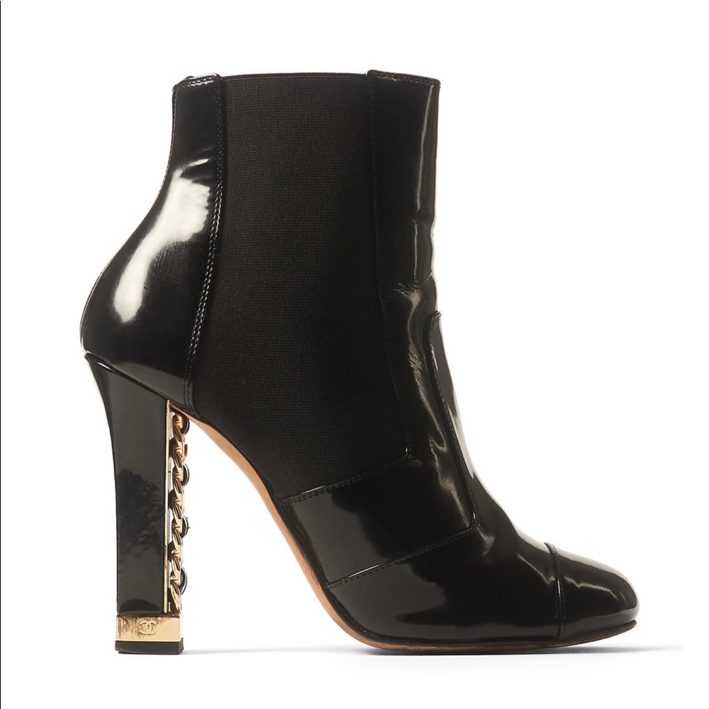 Chanel Black Boots/Booties Size EU 35 (US 5-5.5) w/Box, 2 Dust bags & Receipt!